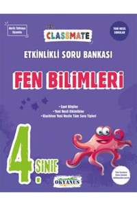 4. Sınıf Classmate Fen Bilimleri Etkinlikli Soru Bankası Okyanus Yayıncılık