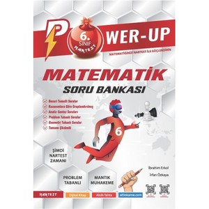 6. Sınıf Matematik Power-up Soru Bankası Nartest Yayınları