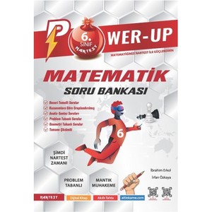  6. Sınıf Matematik Power-up Soru Bankası Nartest Yayınları