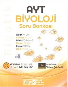  Ayt Biyoloji Soru Bankası Biyotik Yayınları