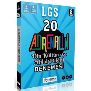 8.Sınıf Di̇n Kültürü 20'li̇ Branş Denemesi̇ Adrenalin Yayınları