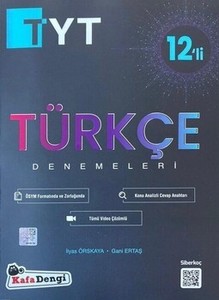 TYT Türkçe 12'li Branş Denemesi Kafadengi Yayınları