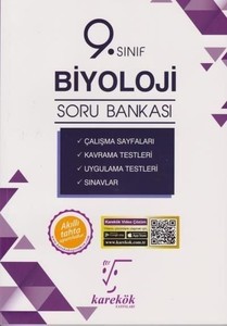  9. Sınıf Biyoloji Soru Bankası Karekök Yayınları