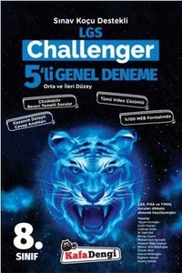 8.Sınıf 5'Li Challenger Paket Deneme  Kafa Dengi Yayınları