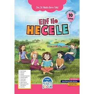 Elif İle Hecele Okuma Seti (10 Kitap Takım) Martı Çocuk Yayınları