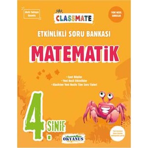 4. Sınıf Classmate Matematik Etkinlikli Soru Bankası Okyanus Yayıncılık