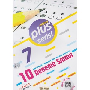 7. Sınıf Plus 10'lu Deneme Seti Palme Yayınevi