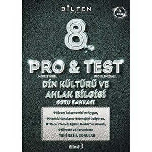 8. Sınıf Pro & Test Din Kültürü ve Ahlak Bilgisi Soru Bankası Bilfen Yayıncılık