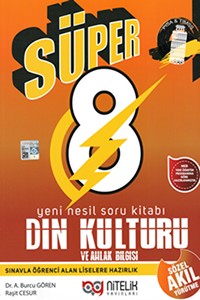 8. Sınıf Yeni Nesil Süper 8 Din Kültürü Soru Kitabı Nitelik Yayınları