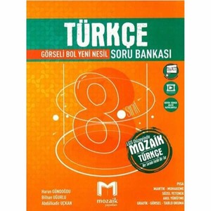 8. Sınıf Türkçe Soru Bankası Mozaik Yayınları