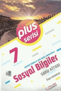 7. Sınıf Plus Sosyal Bilgiler Soru Kitabı Palme Yayınevi