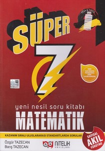  7. Sınıf Yeni Nesil Süper 7 Matematik Soru Bankası Nitelik Yayınları