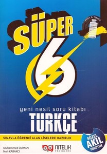 6.Sınıf Yeni Nesil Süper 6 Türkçe Soru Bankası Nitelik Yayınları