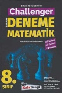  8.Sınıf Challenger Matematik Branş Denemesi (12'Li)  Kafa Dengi Yayınları