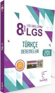 8. Sınıf Lgs Türkçe 20 Deneme Karekök Yayınları