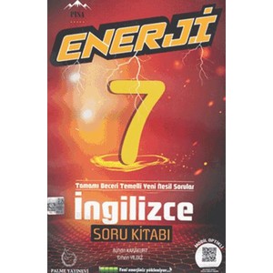 7.Sınıf Enerji İngilizce Soru Kitabı Palme Yayınevi