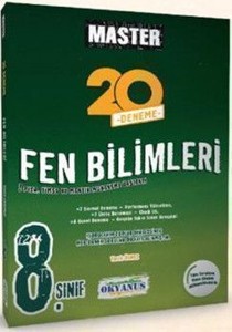  8. Sınıf Master 20 Fen Bilimleri Denemesi Okyanus Yayıncılık