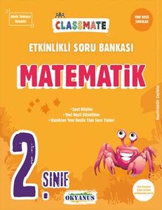  2. Sınıf Classmate Matematik Etkinlikli Soru Bankası Okyanus Yayıncılık