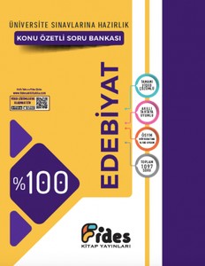 %100 Edebiyat Konu Özetli Soru Bankası Fides Yayınları