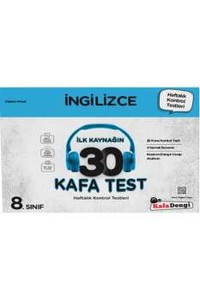  LGS 8. Sınıf İngilizce İlk Kaynağın 30 Kafa Test Kafadengi Yayınları