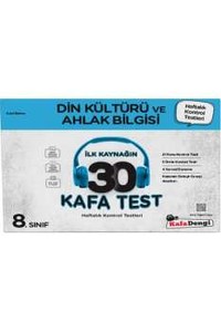  8. Sınıf Din Kültürü ve Ahlak Bilgisi İlk Kaynağın 30 Kafa Test Kafa Dengi Yayınları