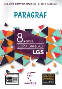 8. Sınıf LGS Paragraf Soru Bankası Karekök Yayınları