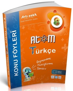 8. Sınıf Türkçe Atom Konu Föyleri Artı Zeka Yayınları