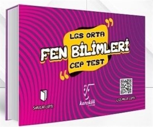 LGS Cep Test Fen Bilimleri (Orta) Karekök Yayınları