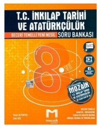 8. Sınıf LGS T.C. İnkılap Tarihi ve Atatürkçülük Soru Bankası Mozaik Yayınları
